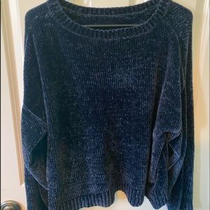 Blue sweater polyester